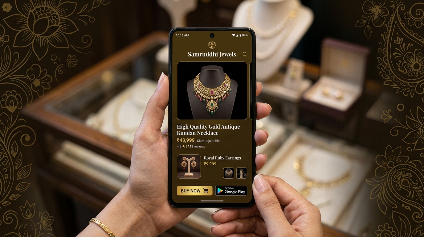 Samruddhi Jewels App Display